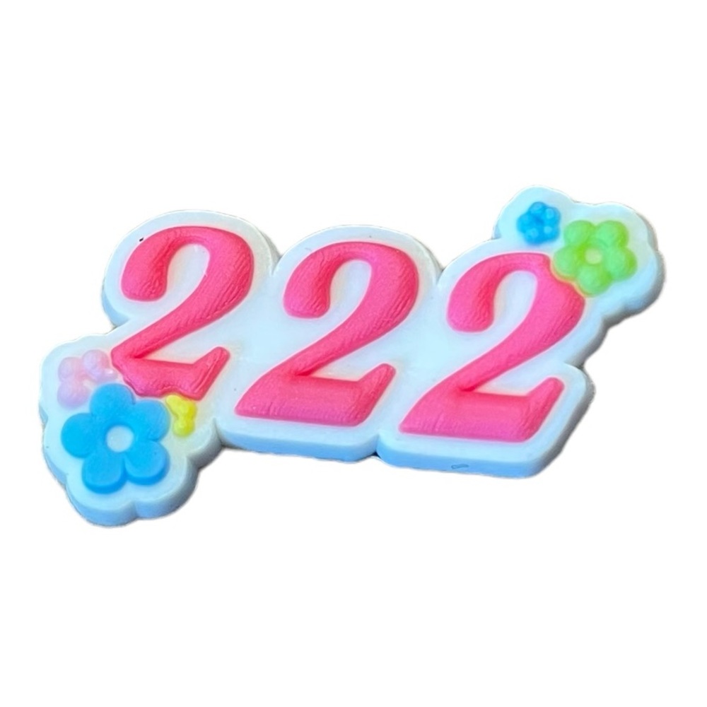 Angel Number 222 Croc Charm
